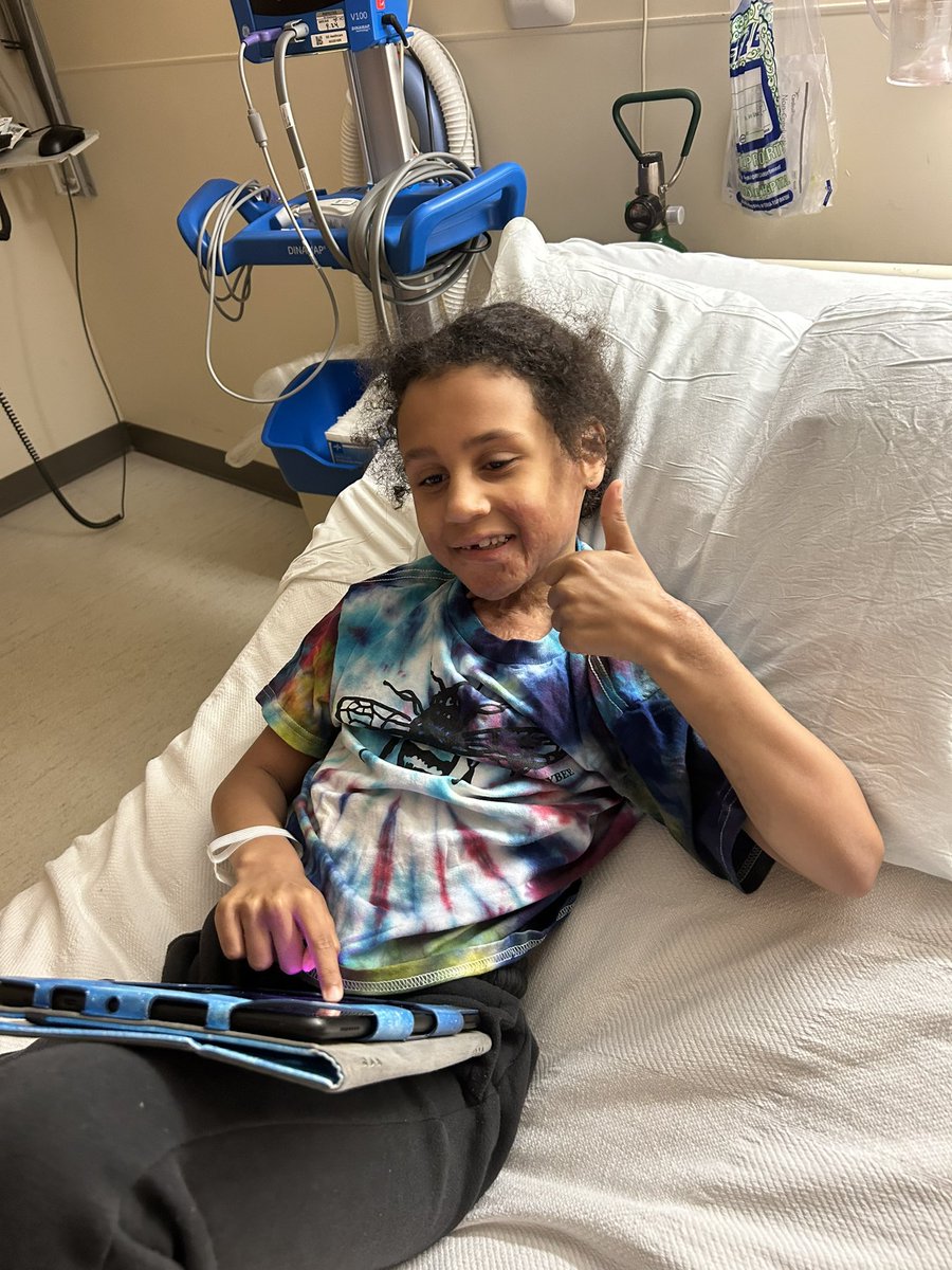 Checked in and ready for surgery.