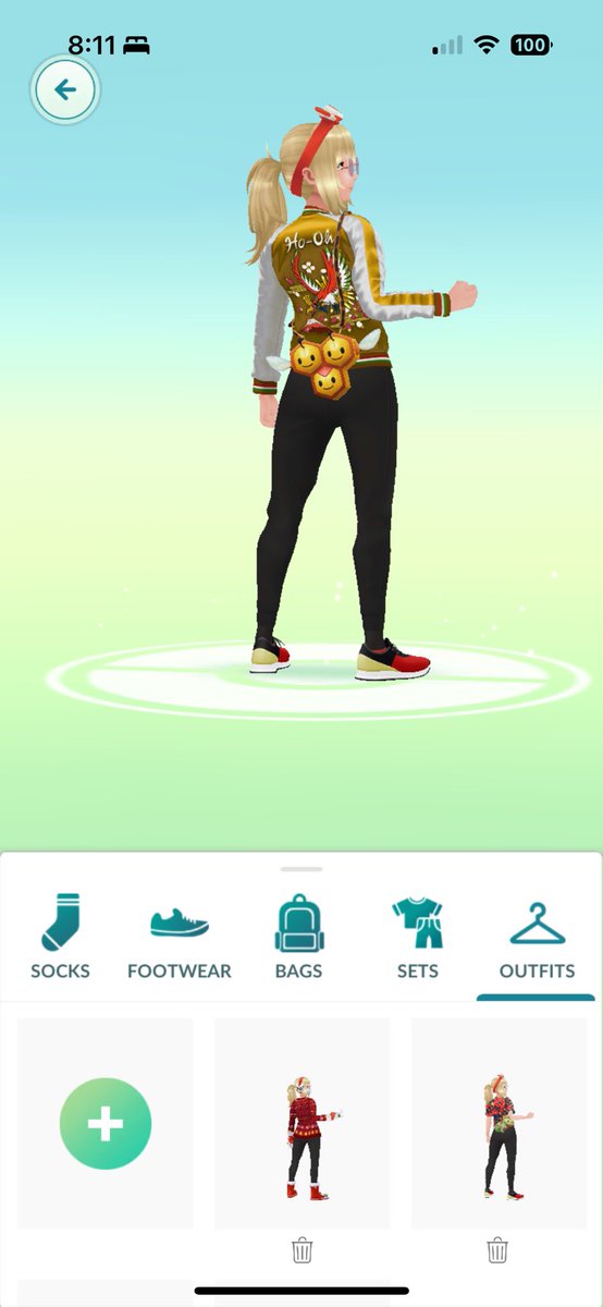 Yuyukoyouji's tweet photo. Gonna miss the old avatar, always tried to make it look nice and now its gonna be even harder to do so once it finally changes 😭 #PokemonGOAvatar #PokemonGO https://t.co/XKEcpTdqrp