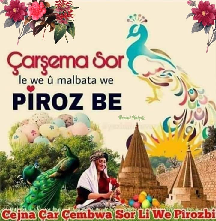 Çarşema Sor pîroz be! 
#çarşemasor #çarşemaserênîsanê #pîrozbe