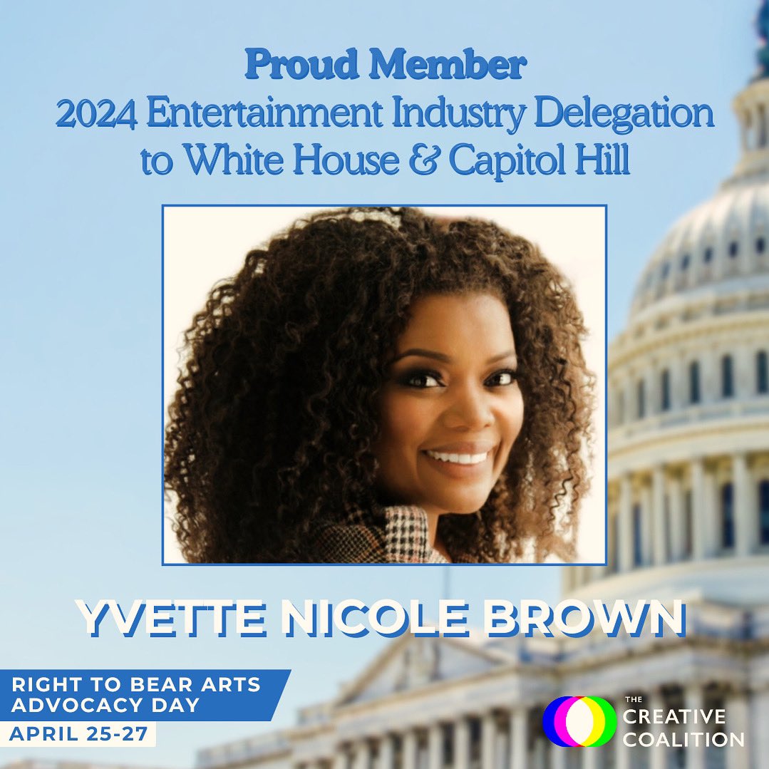 Overjoyed to be returning to DC as a delegate for @TheCreativeC as we visit Congress and The White House to advocate for the arts! You have #TheRightToBearArts! ❤️🙌🏾💫