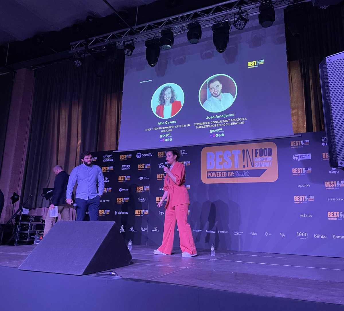 Hoy en  #bestnfood2024 de <a href="/IPMARK/">IPMARK</a> con Alba Casero, nuestra Chief Transformation Officer y Jose Ameijeiras, Commerce Consultant Amazon&amp;Marketplace ‘Desmitificando el Retail Media’