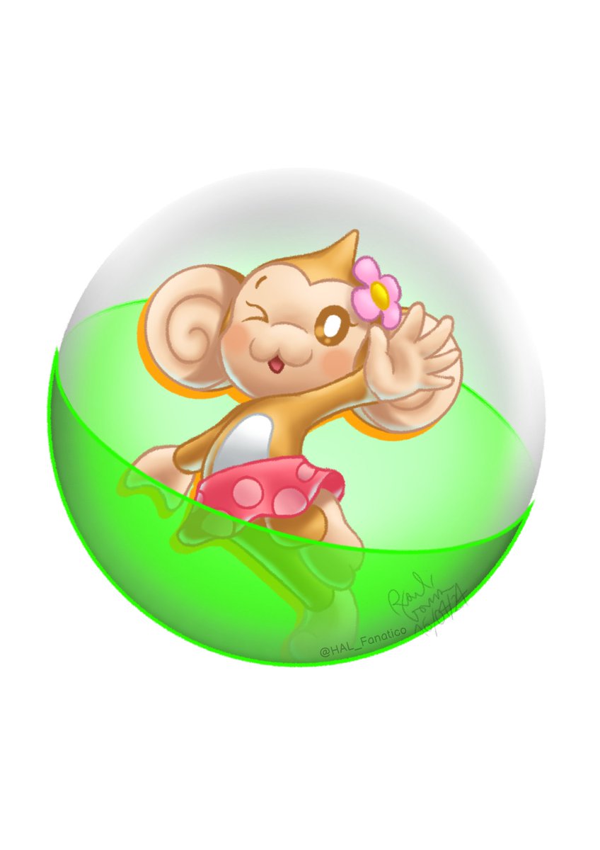 MeeMee, the team's charm 🩷

#SuperMonkeyBall #BananaMania #BananaBlitzHD #SEGAFanArt
#SEGA