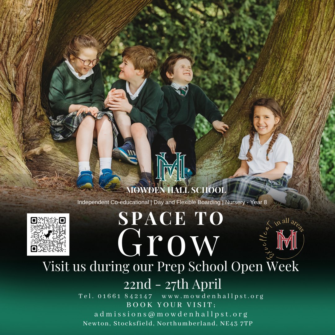 Following the success of our Pre-Prep Open Week earlier in the year we are delighted to welcome families to our Prep School event. We are now fully booked, but should you wish to visit us, please get in touch with our admissions team at admissions@mowdenhallpst.org #Admissions