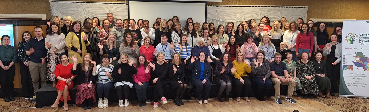 Today is National Health & Social Care Professionals Day #HSCPDay2024. Children's Disabilty Network Teams (CDNT) @CHO2west have come together to recognise & celebrate the work of HSCPs. The theme for the day is 'Working in Partnership’. 
@WeHSCPs 
#Integratedcare #HSCPDeliver