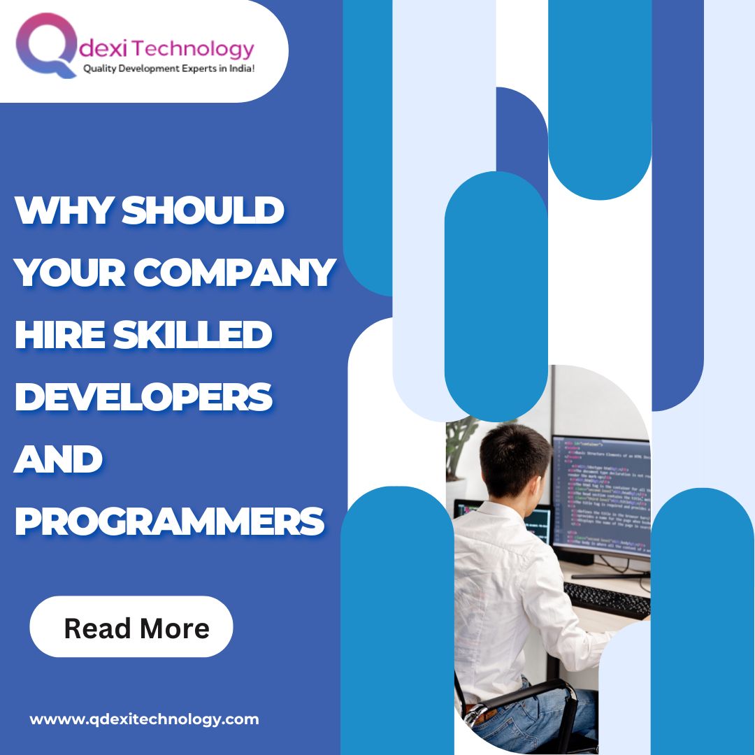 🚀 Elevate your business with top-tier tech talent! At #QdexiTechnology, we understand the power of skilled developers and programmers in driving innovation and efficiency. 

Read More:- shorturl.at/aeCR4

#TechExcellence  #WebDevelopment #WebDeveloper #WebDev #codinglife