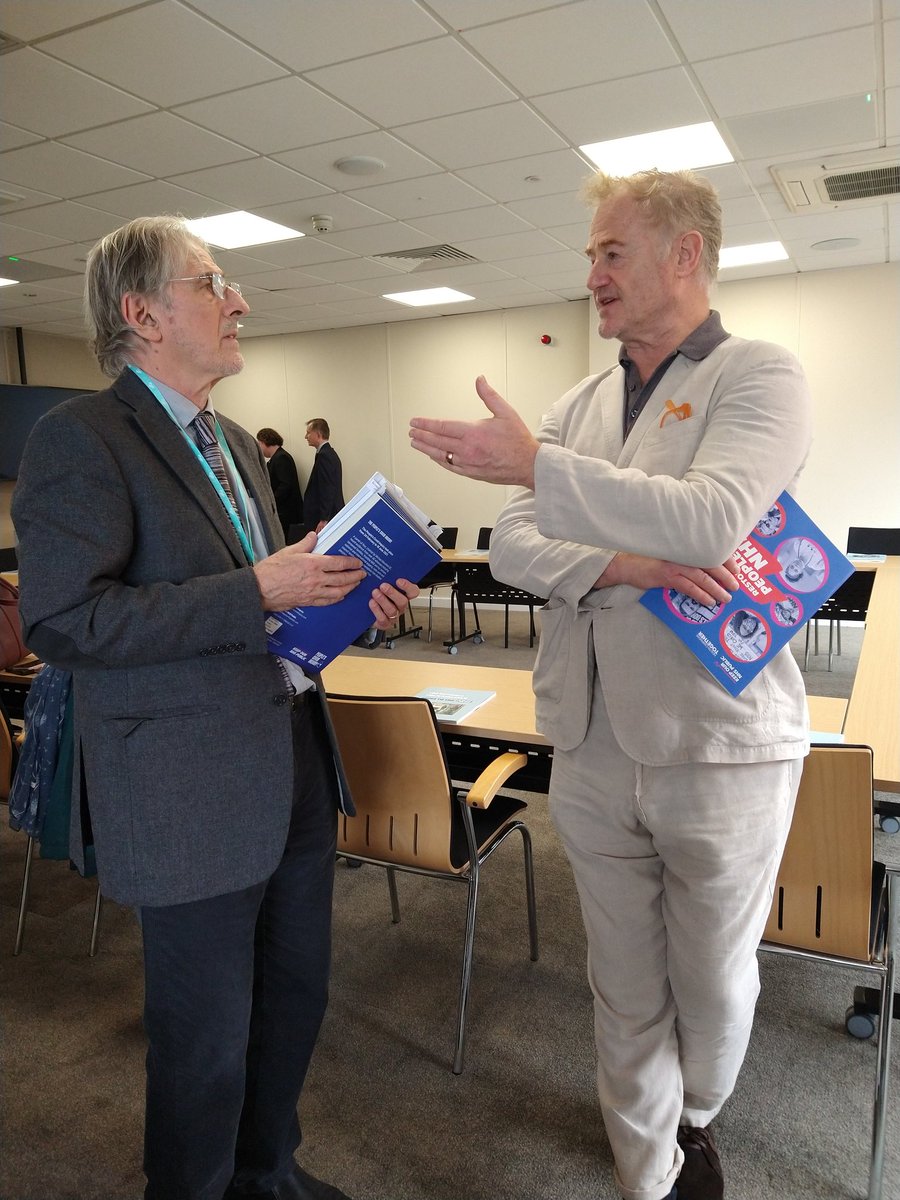 All ready here at the Welsh parliament in Cardiff to start the presentation of @99Organisation Rational Policy Maker's Guide to the NHS. Great to also have the support of Owen Teale, famous for his part in Game of Thrones.