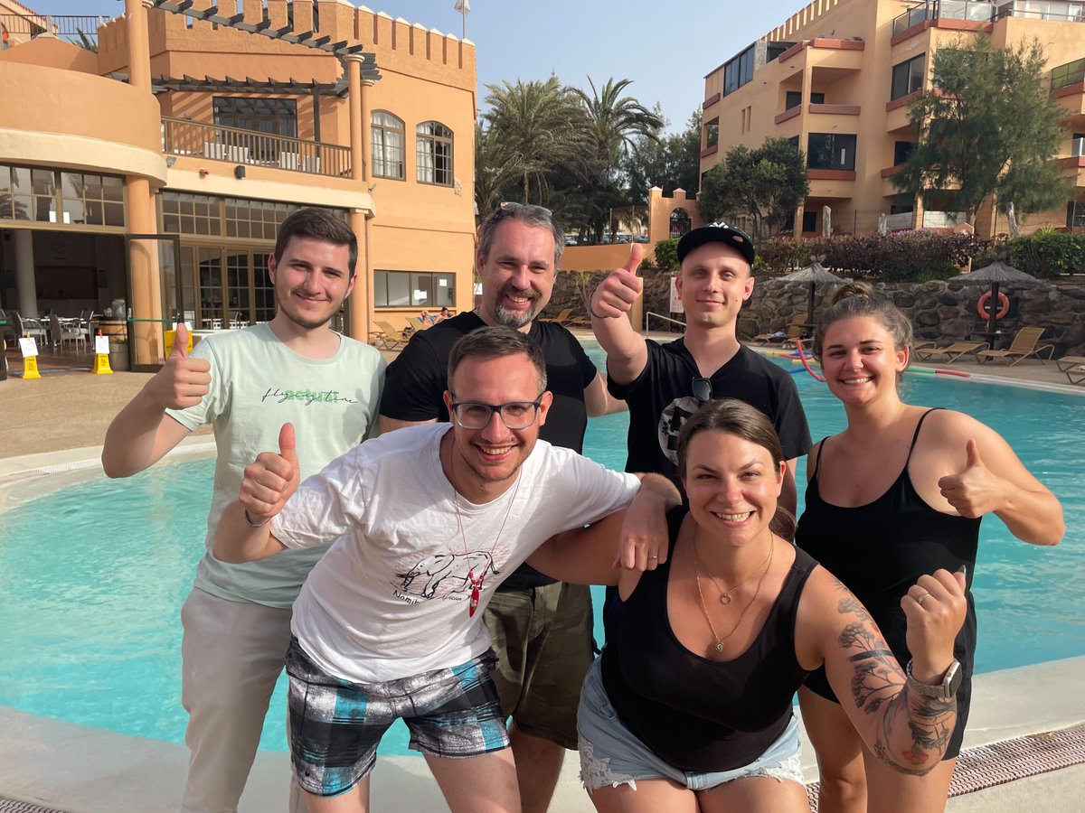 Łukasz Uznański &amp; Rafał Pyska just wrapped up a fantastic week at #TYPO3SurfCamp! 🏄‍♂️

They explored new #TYPO3 features, teamed up across cultures, and even caught some waves! Thanks to all the organizers for this incredible experience <a href="/typo3/">TYPO3 Project</a>