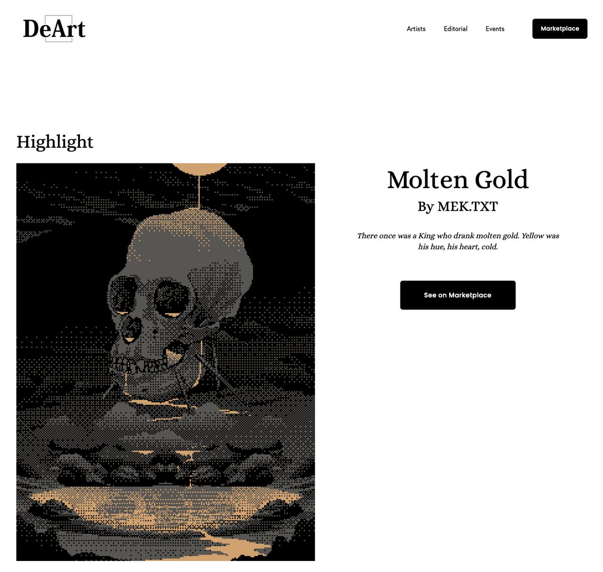 NF3_Studio's tweet image. ☀️ GM ☀️

New website version is live -&amp;gt; de-art.io

Great Art ⚡️
Editorials ⚡️
Events section ⚡️
+ Implemented auctions feature for artists ⚡️

#artplusultra