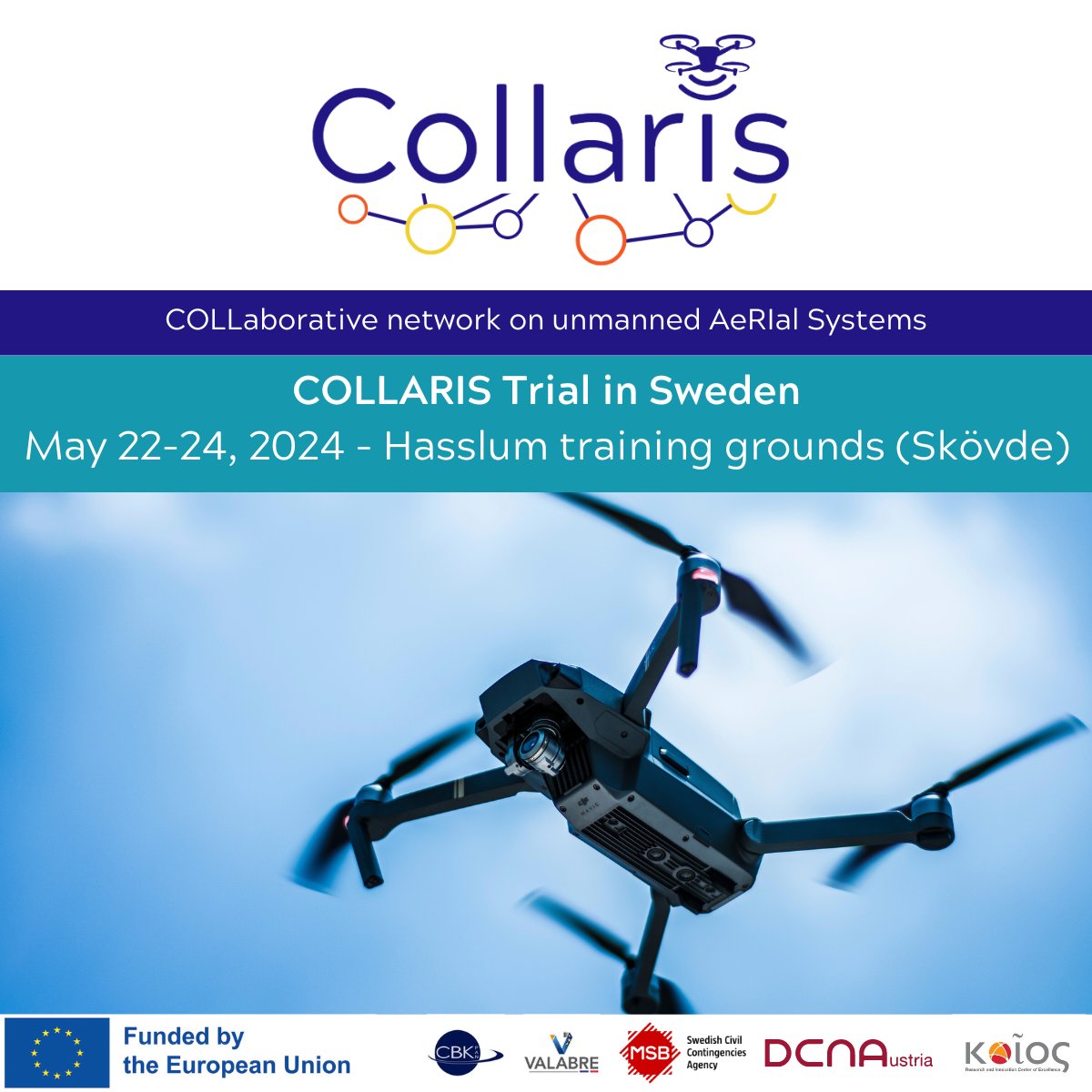 COLLARIS Network (@collarisnetwork) on Twitter photo ๐๐ฑ๐๐ข๐ญ๐ข๐ง๐ ๐ง๐๐ฐ๐ฌ ๐ข COLLARIS is planning another #trial - this time in Skรถvde, #Sweden ๐ธ๐ช The trial is conducted by <a href="/MSBse/">MSB - Myndigheten fรถr samhรคllsskydd och beredskap</a> and will explore the supplemental values and possibilities of different training and exercise formats. #UAS #drones ๐๐ฑ๐๐ข๐ญ๐ข๐ง๐ ๐ง๐๐ฐ๐ฌ ๐ข COLLARIS is planning another #trial - this time in Skรถvde, #Sweden ๐ธ๐ช The trial is conducted by <a href="/MSBse/">MSB - Myndigheten fรถr samhรคllsskydd och beredskap</a> and will explore the supplemental values and possibilities of different training and exercise formats. #UAS #drones