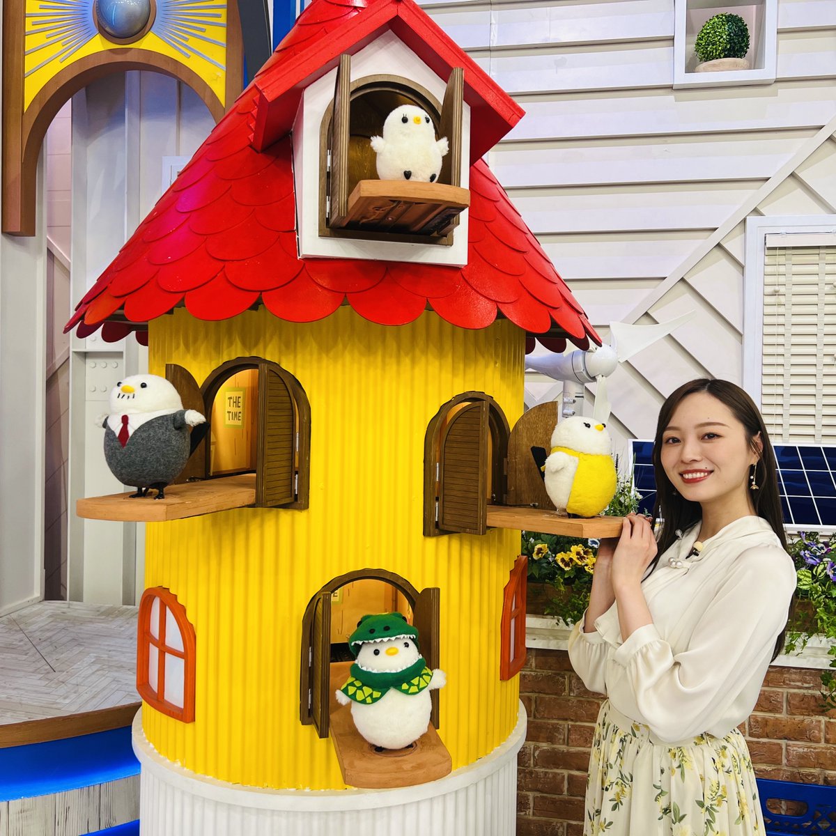 🐣🐣🐣 ／ 放送後に #梅ちゃん と写真を撮ったよ📸✨ ＼ 🐥.｡oO