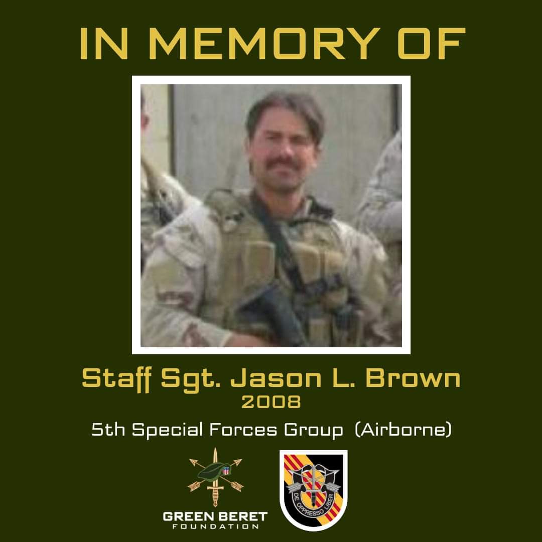 Killed 16 years ago today, my friend Jason Brown from ODA 5324
