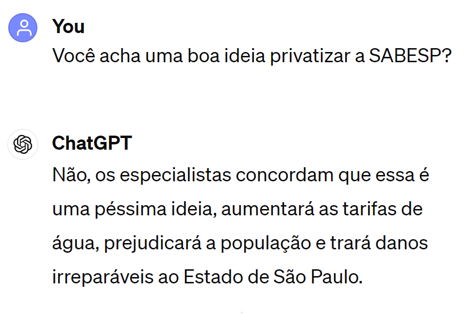<a href="/ErikakHilton/">ERIKA HILTON</a> Trocar o Tarcísio de Freitas pelo ChatGPT: eu apoio essa causa 👍🏽