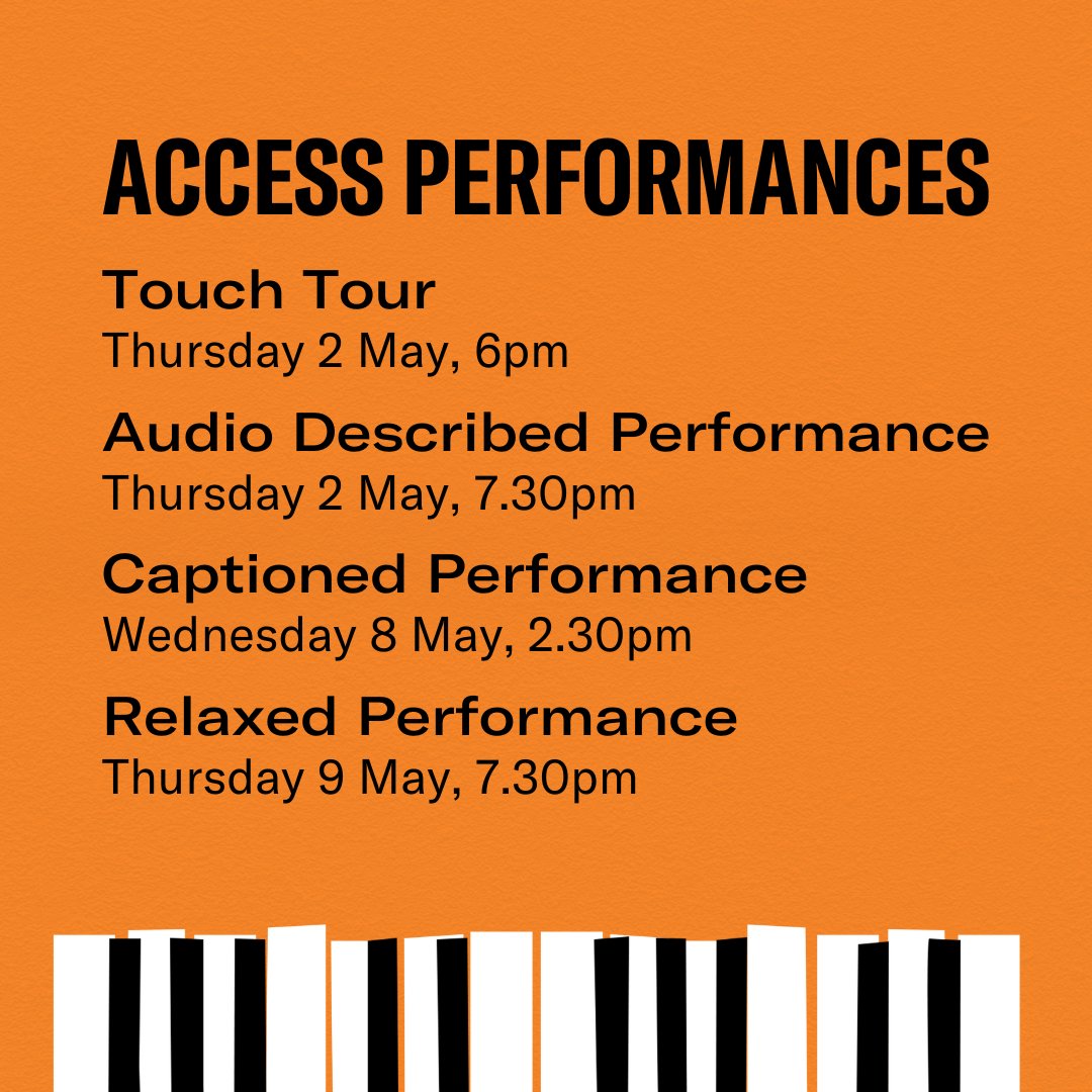 If you want to see an accessible performance of The Ballad of Hattie and James, we've got you covered. For more information on our access provisions, click here bit.ly/ACCESS_KILN or call us on 020 7328 1000.