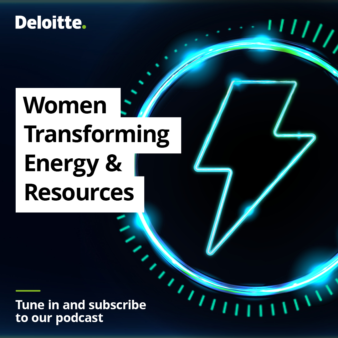 We're thrilled to be launching our new podcast series, Women Transforming Energy & Resources, which spotlights #women driving the transformation towards #netzero. Tune in and subscribe:deloi.tt/4d3mdXB #WomenInLeadership #WomenatDeloitte #diversity #energy
