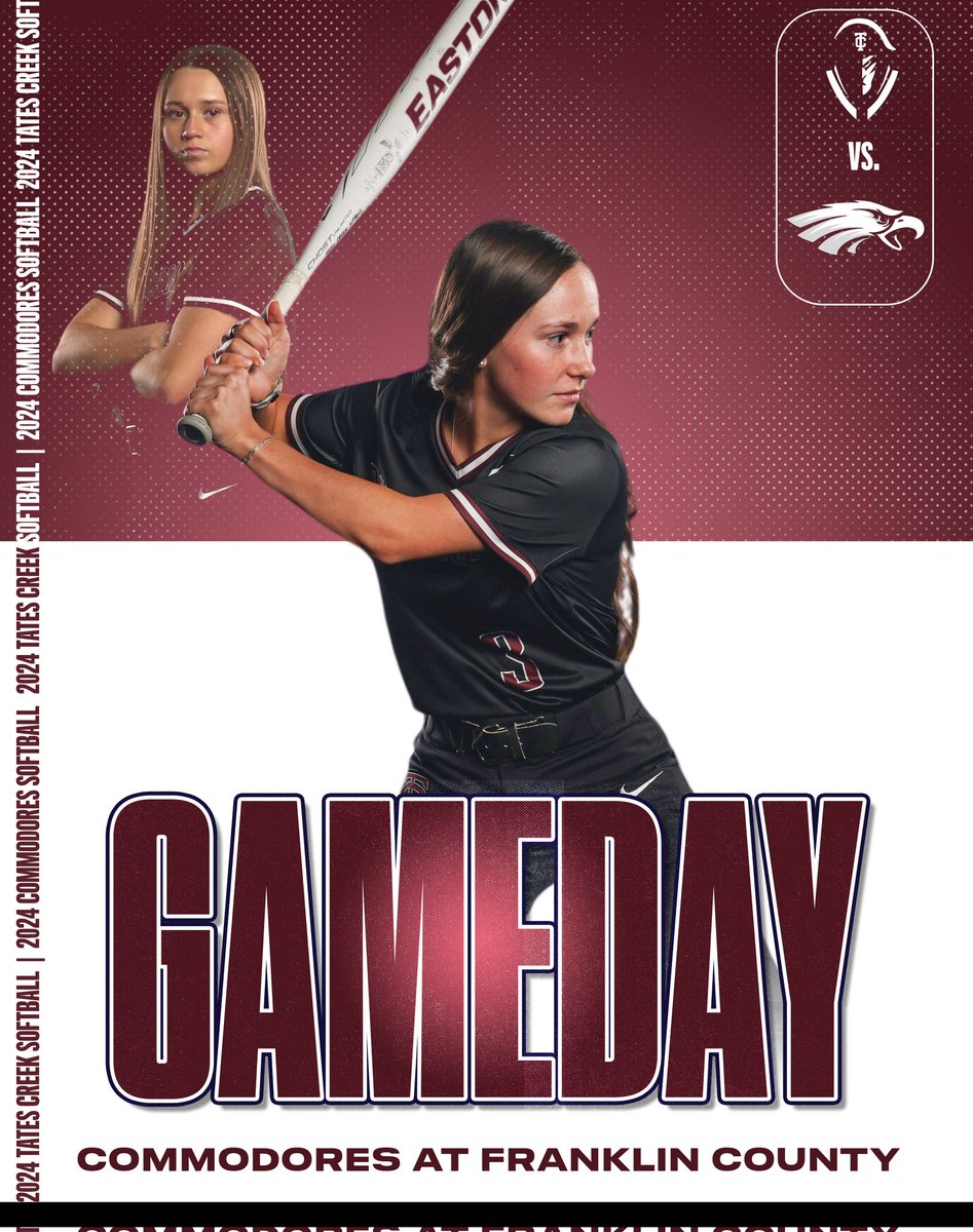 🚨🥎 TC Lady Commodores are on the road again tonight against Franklin Co at 6pm
