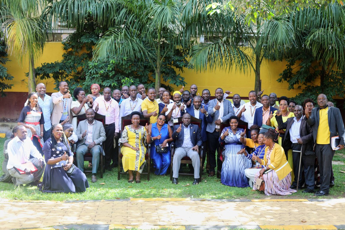 A section of NRM leaders from the Wakiso district were pleased to pay a courtesy call to the party Secretary General Rt. Hon. @TodwongR at his offices at plot 10 Kyadondo Road, Nakasero. Todwong thanked the members for being calm and firm in supporting the NRM government amidst