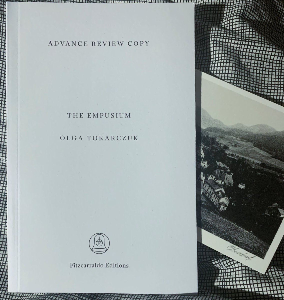 The new Olga Tokarczuk is absolute genius. I think it confirms her as my favourite living writer. It doesn’t just equal Mann’s The Magic Mountain, I much preferred it, and Antonia-Lloyd-Jones’s translation is perfection @FitzcarraldoEds