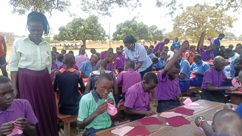 NakweedeHarriet's tweet photo. I chose improving Menstrual hygiene as a way of helping a Girl child  stay safe at school.
 You too can do it https://t.co/SQ4kxt5OO5