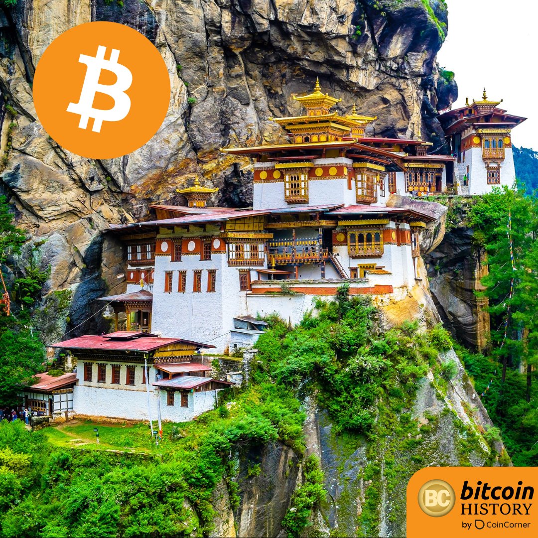 5 years ago, Bhutan became the first country to mine #Bitcoin 🇧🇹 🤯