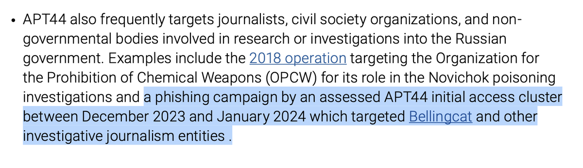 Google's new report on APT 44 includes the fake USAID phishing campaign we were targeted in December. Thanks to our security training the staff member who received it was immediately able to refer it to our security team, so never underestimate the value of good security