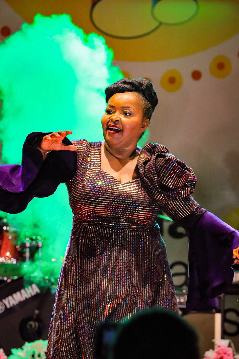 Yesterday, at the UNMF Jam Session held at Alure Hotel in Mutundwe, the spotlight shone bright on the incomparable talent and enduring legacy of Joanitah Kawalya, the iconic figure from the Afrigo Band. 🎤🎶 For decades, Joanitah Kawalya has captivated audiences with her