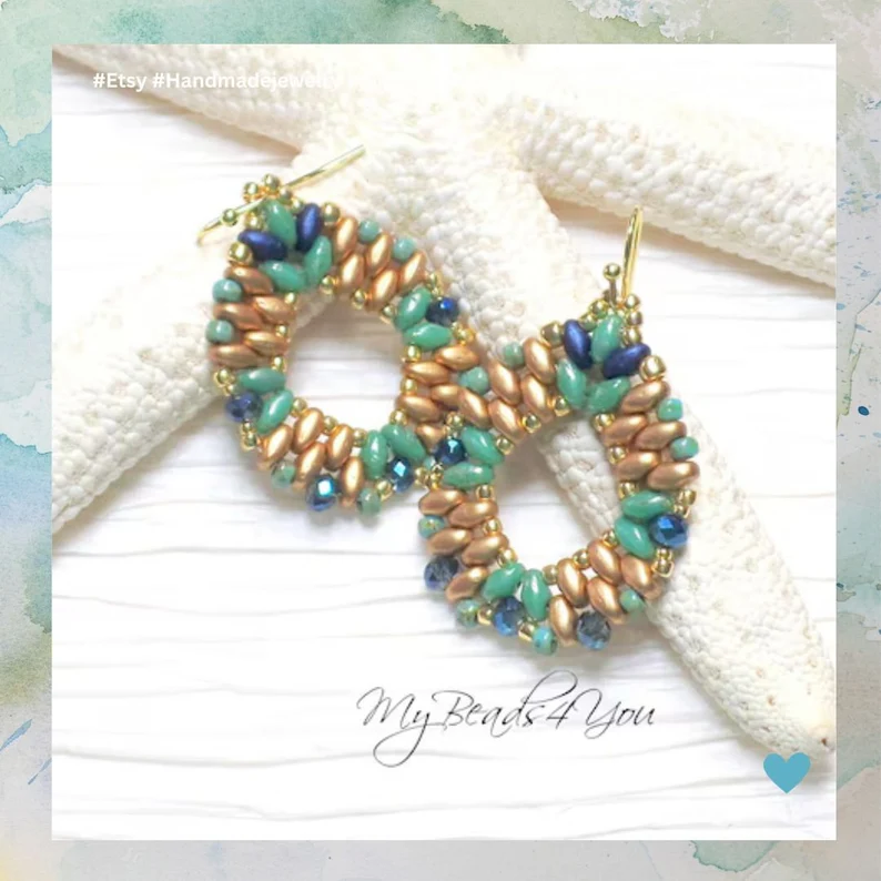 Earrings Ready to Wear
mybeads4you.etsy.com/listing/146482…
DIY Tutorial
mybeads4you.etsy.com/listing/144456…
#CraftBizParty #crafting #smilett23 #shopindie #handmadegifts #fashiontrends #giftforher #etsymntt #etsyshop #etsyhandmade #Mothersdaygift #summerfashion #Earrings #seedbeadjewelry #beadwork