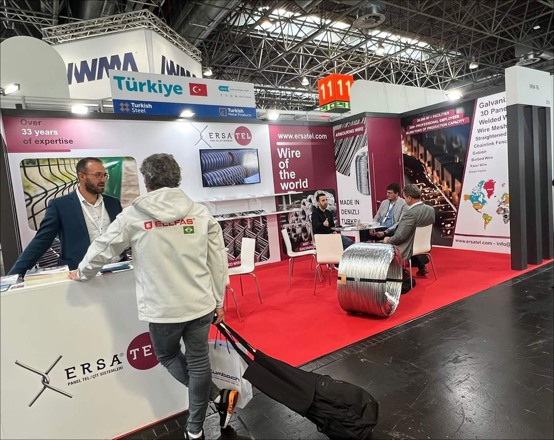 Wire&Tube 2024 Exhibition is in full swing.

Hall 11 / E15.

#ersatel #wire #germany #fence #wiremesh #wiredusseldorf #exhibition #ersawire #export