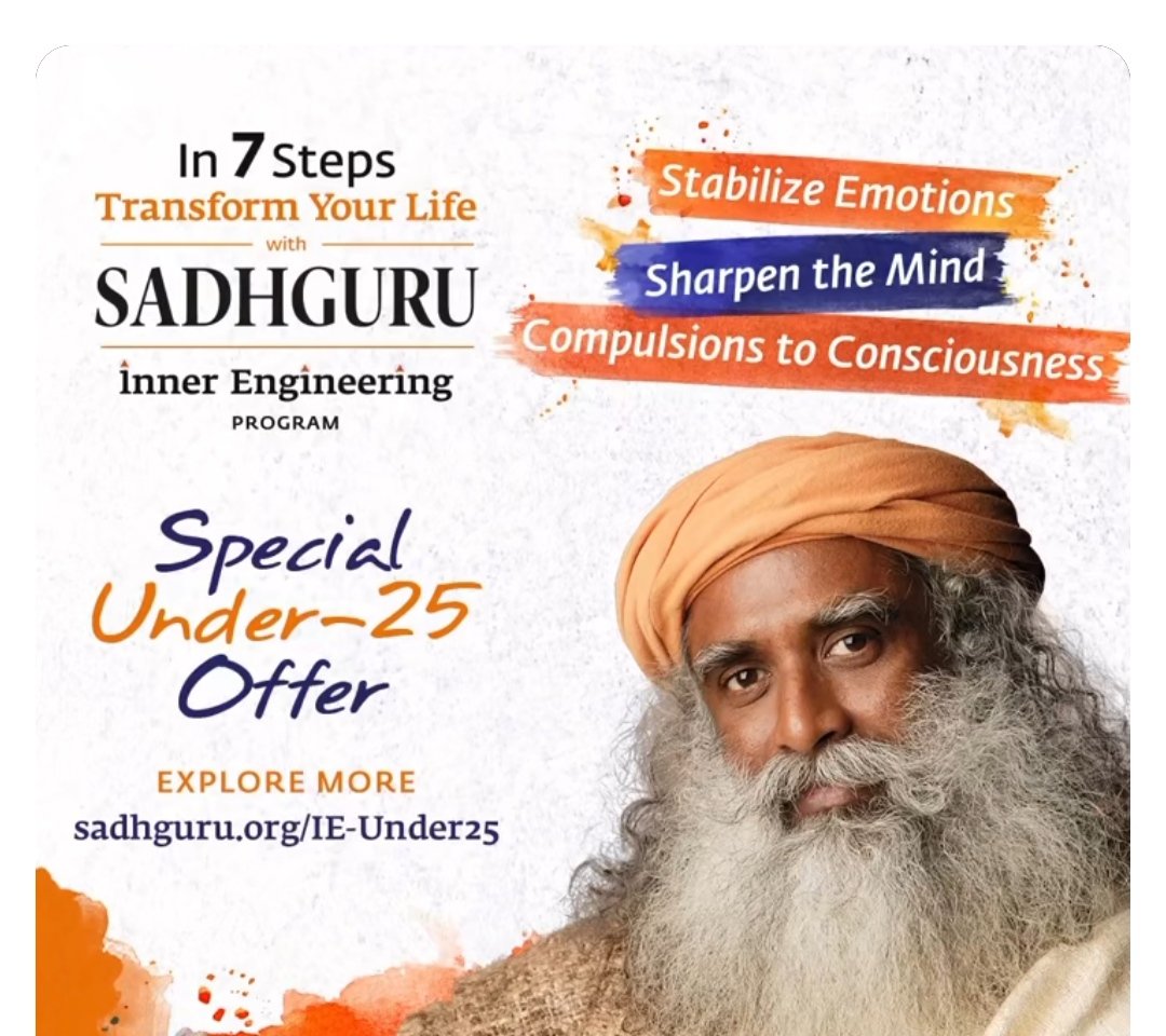 Tank you Sadhguru for the important tools that you give us to the grow.
Sleep #InnerEngineering #SadhguruWisdom