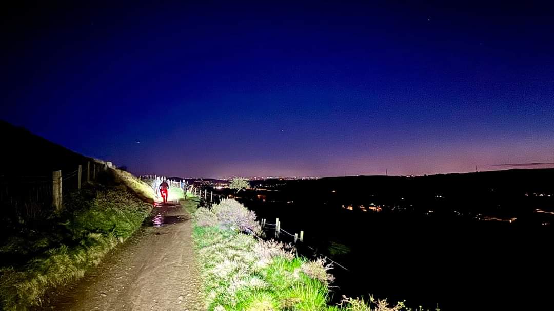 The Tame Valley last night. @CyclingUK_NW