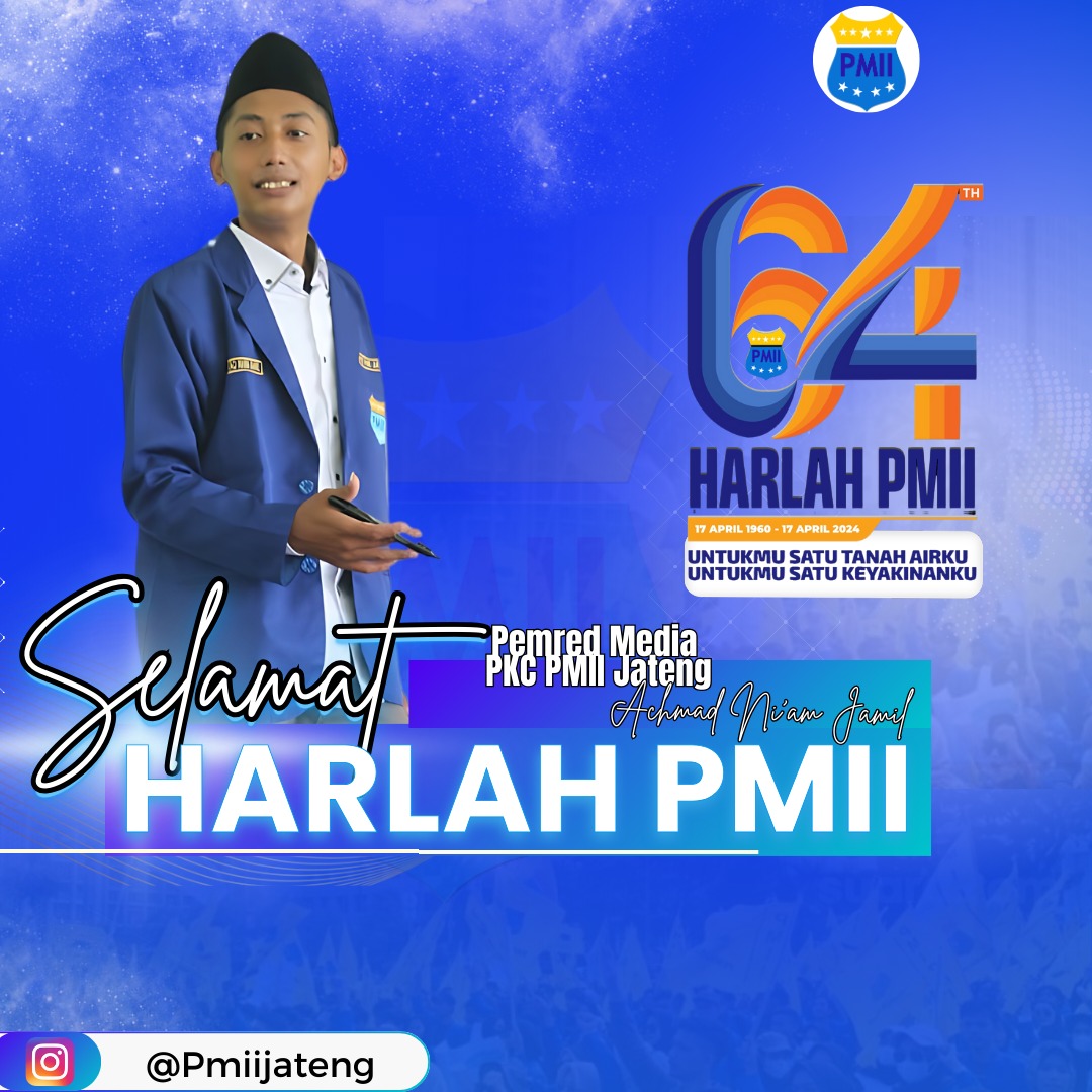 JamilNiam's tweet photo. Hancur leburkan lah angkara murka, perkokohlah barisan kita. 
Pemred PKC PMII Jateng Achmad Niam Jamil. 
#pmii #pmiijateng https://t.co/11t08CTwfw