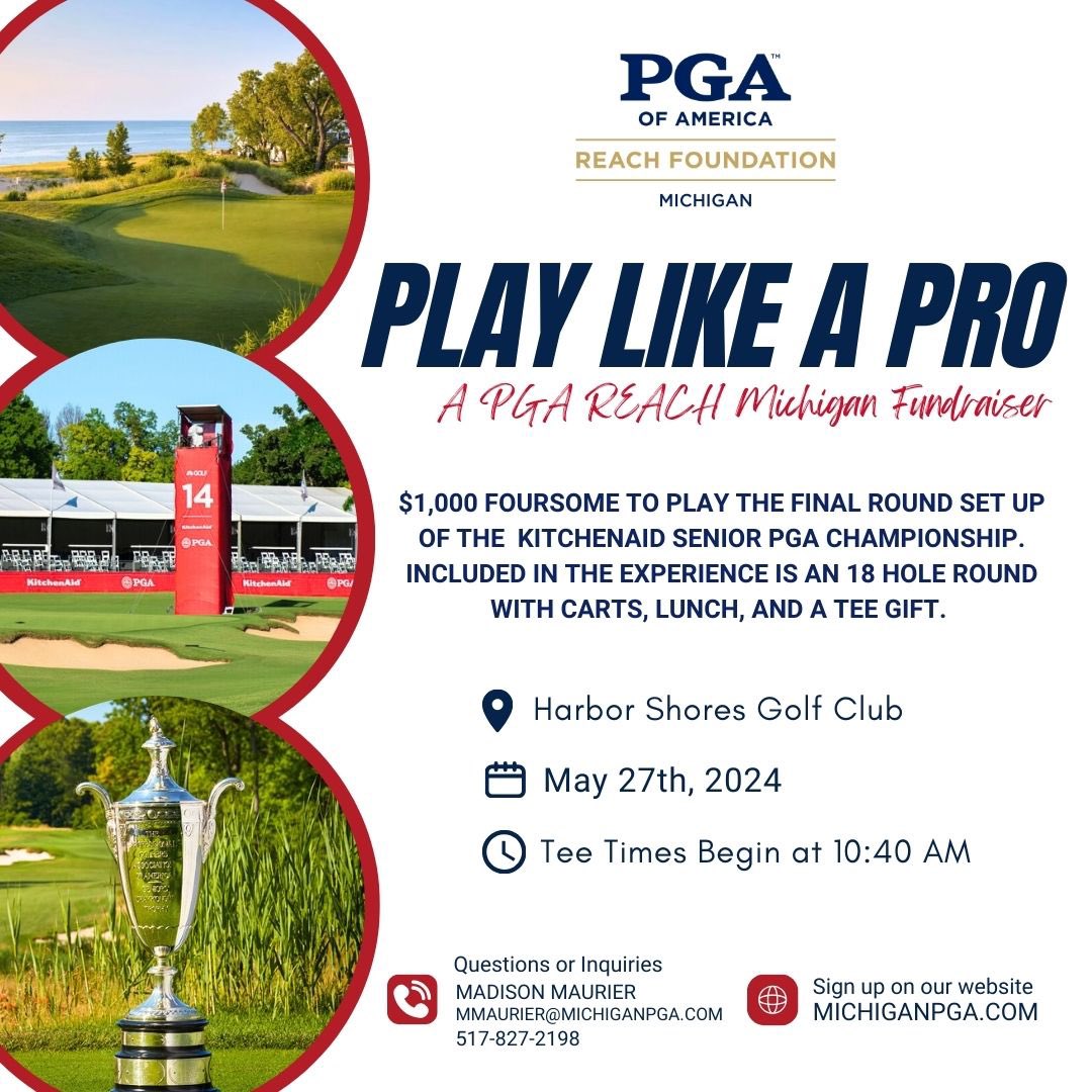 Check out this exciting opportunity from our friends at the @MichiganPGA Visit MichiganPGA.com for more information and to register!