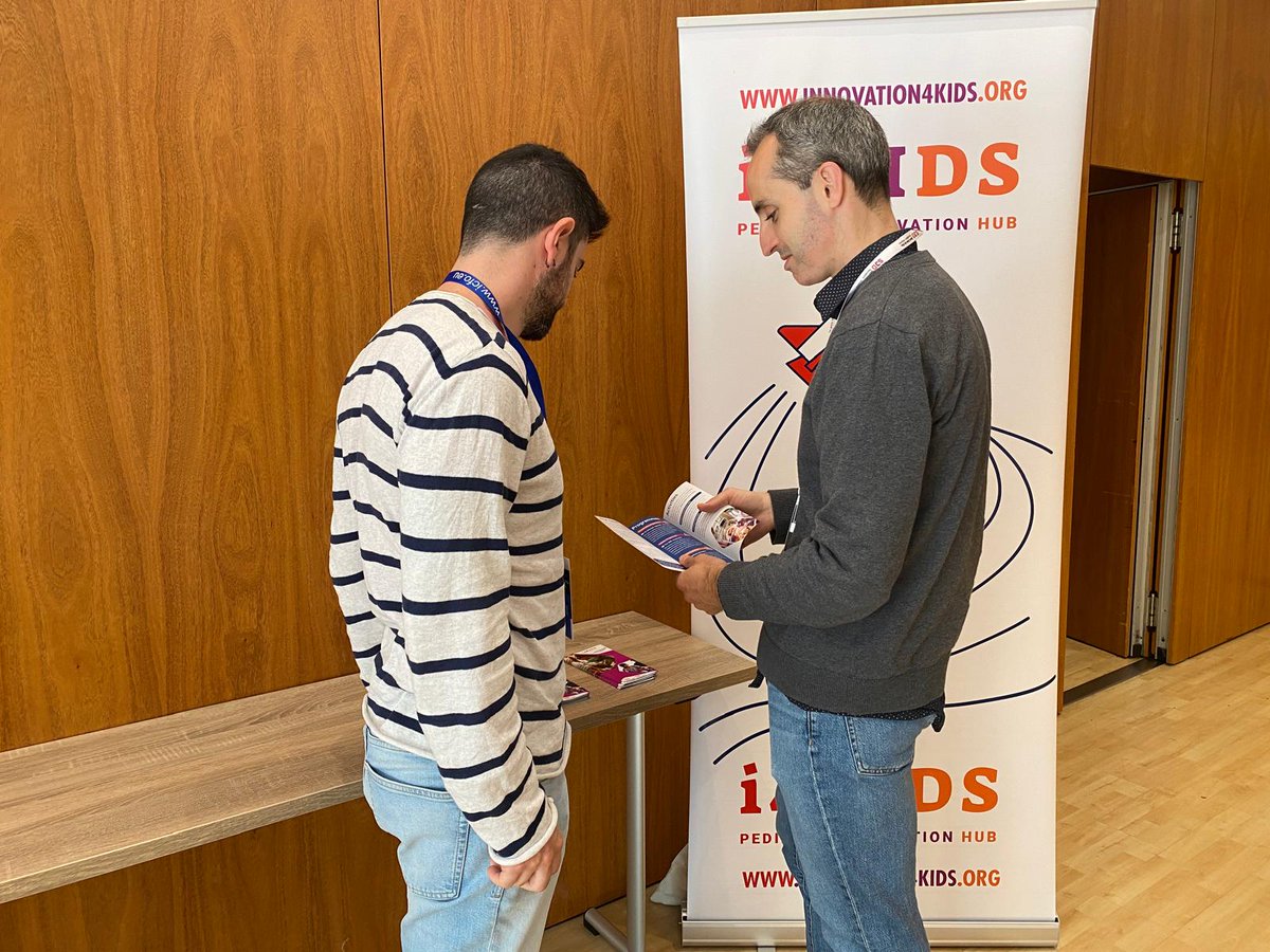 It's time for networking in the framework of the #BarcelonaMedicalPhotonics meeting to share #i4KIDS #i4KIDSEUROPE activities and projects with the attendees!