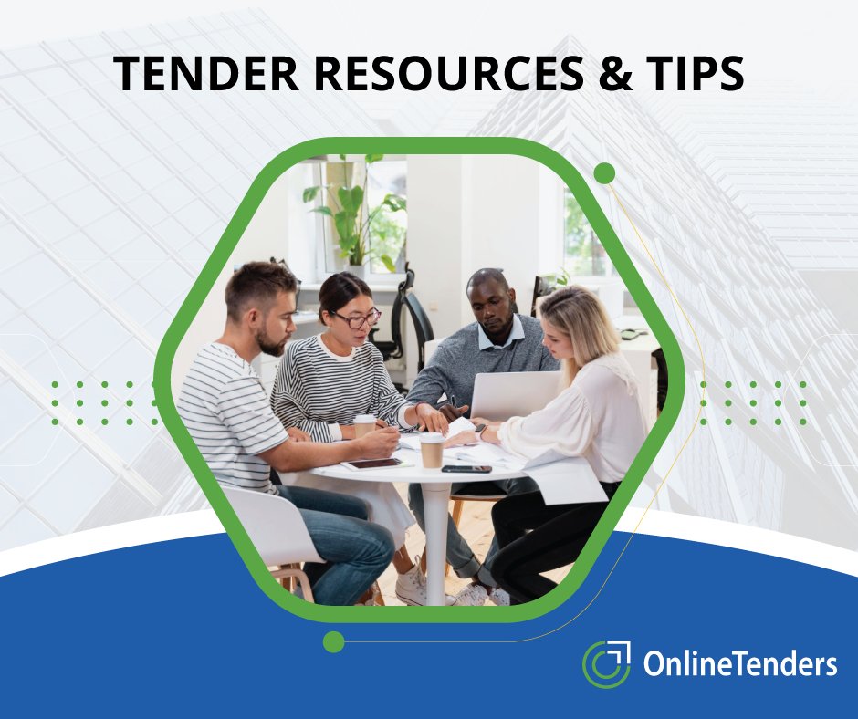 Choose the right team – Tendering is a team effort and cannot be completed successfully by the efforts of just one person. It is of the utmost importance to select the right team to ensure that all processes are followed correctly.
#tenderresources #tendertips #onlinetenders