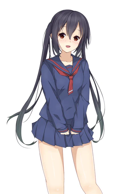 #これを見た人はセーラー服をTLに放流しよう中学生あずにゃん 