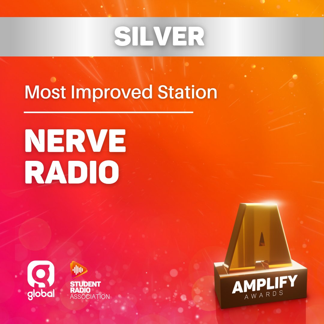 Student Radio Association (@sra) on Twitter photo Our Silver Amplify Award for Most Improved Station goes to the excellent team at <a href="/NerveRadio/">Nerve Radio</a>! Fantastic 😍
#SRACON #Amplifies Our Silver Amplify Award for Most Improved Station goes to the excellent team at <a href="/NerveRadio/">Nerve Radio</a>! Fantastic 😍
#SRACON #Amplifies