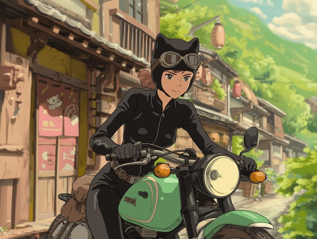 TheGhibliFamily's tweet photo. The Dark Knight but Ghibli https://t.co/a9bzMmfkni
