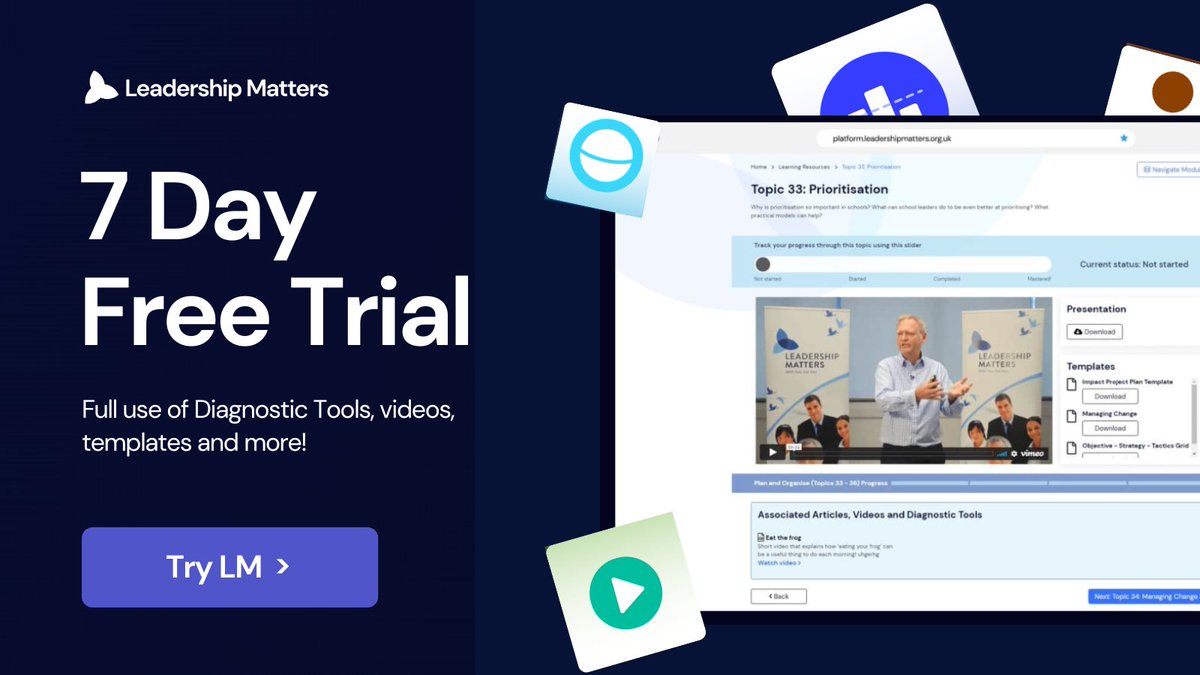 Try Leadership Matters for a 7-day Free Trial 🚀 No restrictions, no limitations - just a whole week of Diagnostic Tools, Leadership Content and Resources. Start Today ⬇️ leadershipmatters.org.uk/join