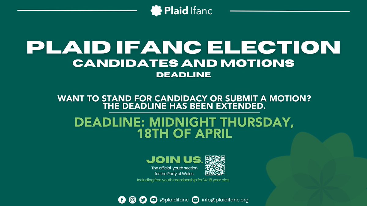 ‼️The deadline to stand and submit motions has been extended‼️ If you are interested in submitting a motion or standing for a position on the NEC, then please email us at info@plaidifanc.org or send us a message here.