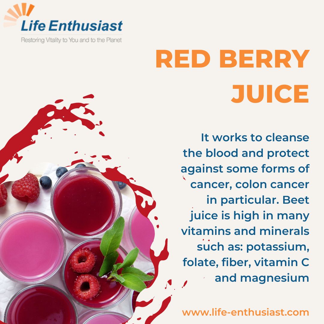 Red berry juice is a powerhouse of nutrients that can work wonders for your health.

rfr.bz/tl6y99o

#RedBerryPower #JuicingBenefits #BloodCleanser #CancerProtection #NutrientRich #HealthyChoices #WellnessBoost #SuperfoodJuice #VitalityVibes #HolisticHealth