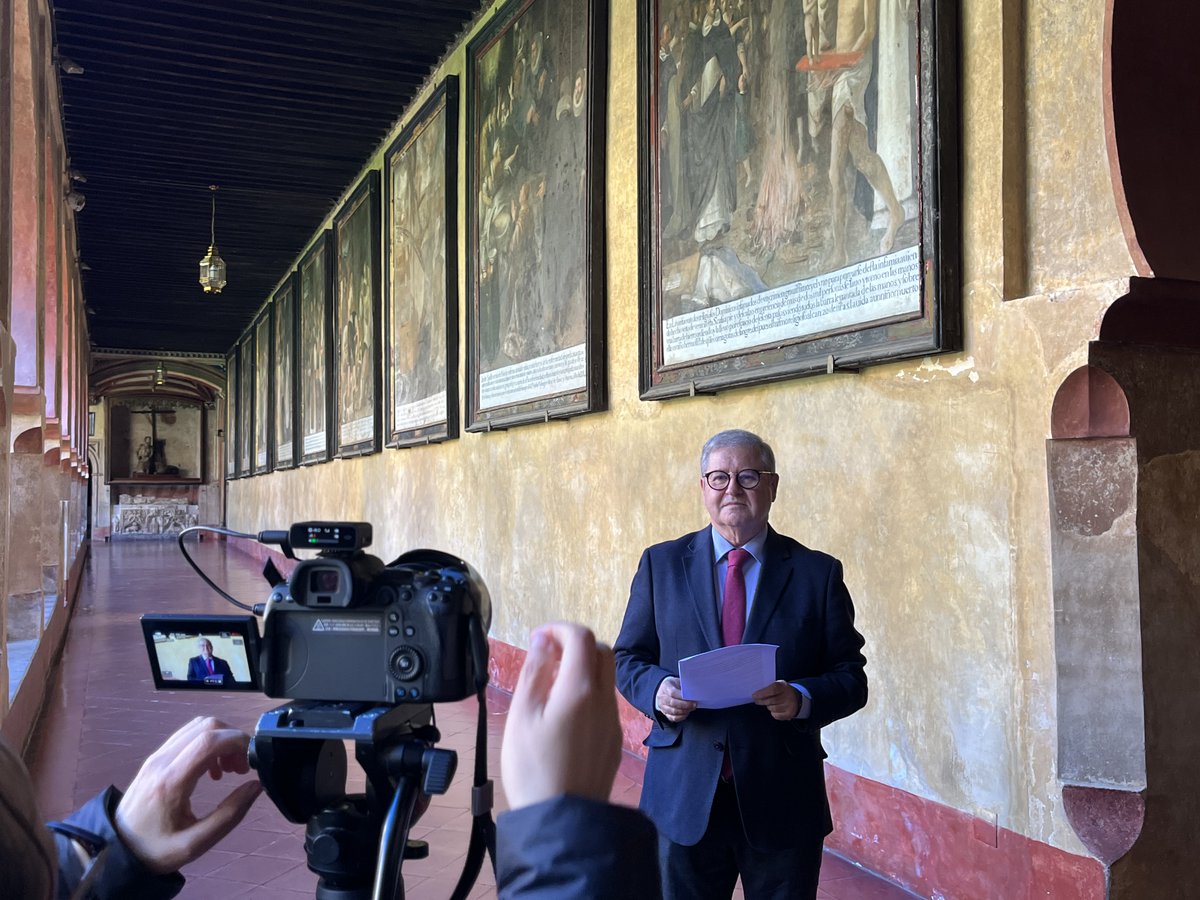 El director de la @fundacionyuste, J. Carlos Moreno, interviene en la 1ª Reunión Preparatoria de la Cumbre Judicial Iberoamericana, que se está celebrando en #Brasil, para dar a conocer que #Guadalupe acogerá en 2025 una de las sesiones de trabajo de la 2ª Reunión Preparatoria.