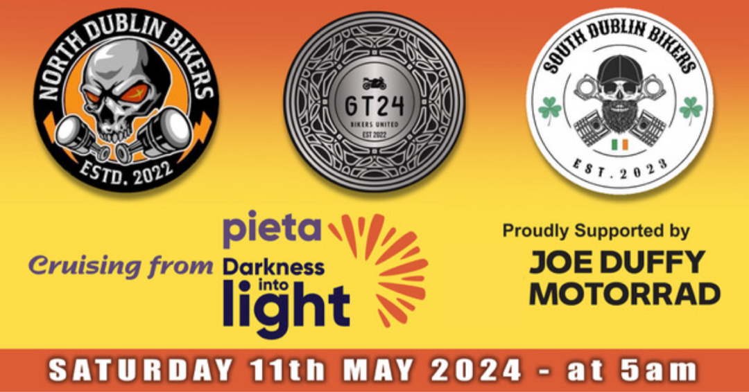 It's always fantastic to see people participate in Darkness Into Light in their own way, and this year, the North Dublin Bikers are cruising from Darkness Into Light on the 11th of May. If you'd like to join them, visit://www.gofundme.com/f/DILGT24 🏍️ #DIL2024