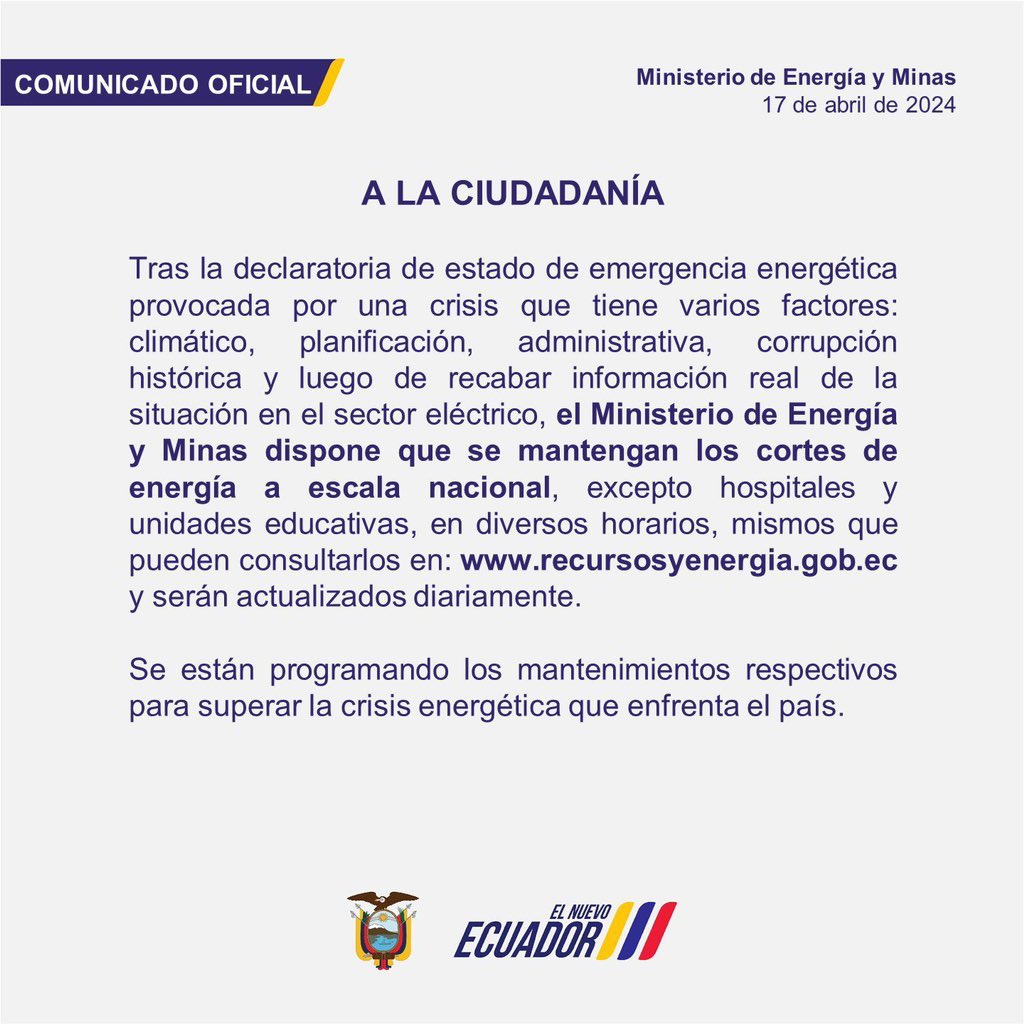 sybelmartinez's tweet photo. 🔴 El presidente no tiene palabra, arrebatado como es, dijo que los apagones se suspendían y habló de sabotaje. Como no pegó el tema, sale de la escena y es el ministro (e) quien pone la cara, mantiene los apagones, ya no habla de sabotaje sino de corrupción. Pura improvisación! https://t.co/ZI5L0PhwKQ