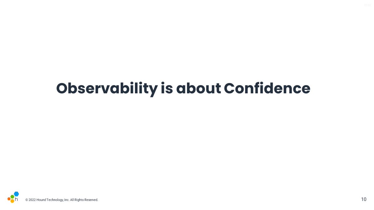 MartinDotNet's tweet photo. I love this slide so much. It's actually a statement from @jamieedanielson as part of a presentation at Kubecon.

It's so simple, and yet, completely covers what Observability is, and it's not about the data. https://t.co/V8a5wQQy6K
