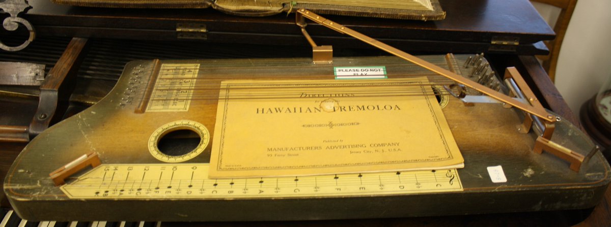 That 100 + year history included instrument makers/manufacturers. Been thinking about early 20th Cent. zithers like the 'Hawaiian Tremeloa' coming out a little after the rise in popularity of Hawaiian music which was not long after the US overthrew/annexed the Kingdom of Hawaiʻi.