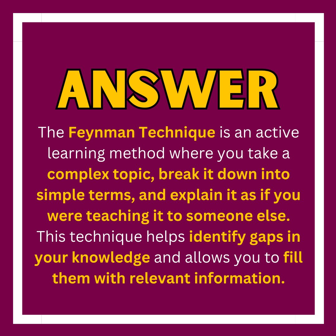 Curious about the facts behind the Feynman Technique's effectiveness? 📚💡 Let's explore the evidence and insights behind this popular study method. Share your thoughts and experiences! 
#FeynmanTechnique #LearningStrategies #StudyTips #EducationalResearch #KnowledgeSharing