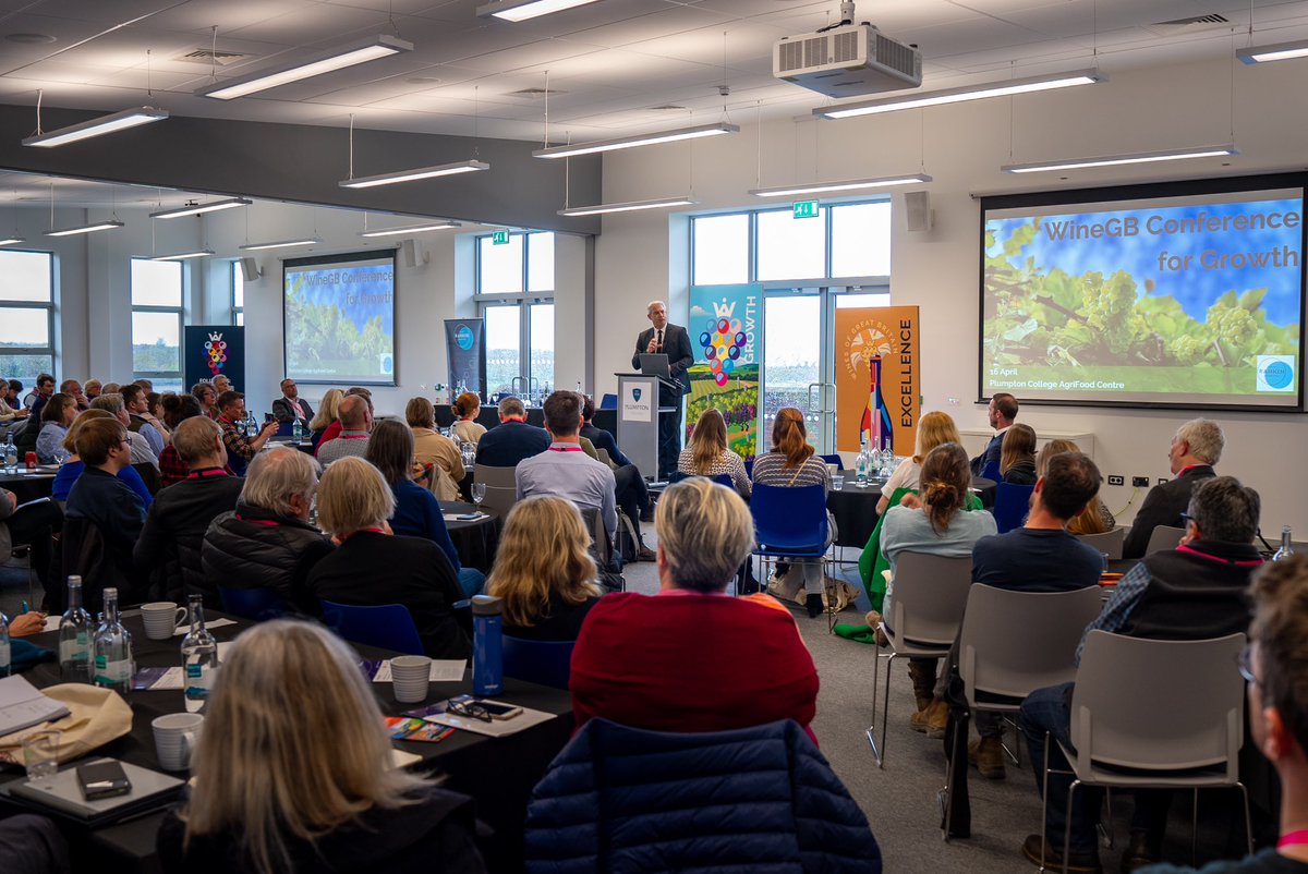 Great visit to <a href="/PlumptonCollege/">Plumpton College</a> yesterday to speak at the <a href="/Wine_GB/">Wines of Great Britain</a> Conference For Growth and launch a consultation on our latest wine reforms🍷
 
I also announced  £1.5 million in support for education in the sector and to build careers through Defra’s Future Winemakers Scheme.