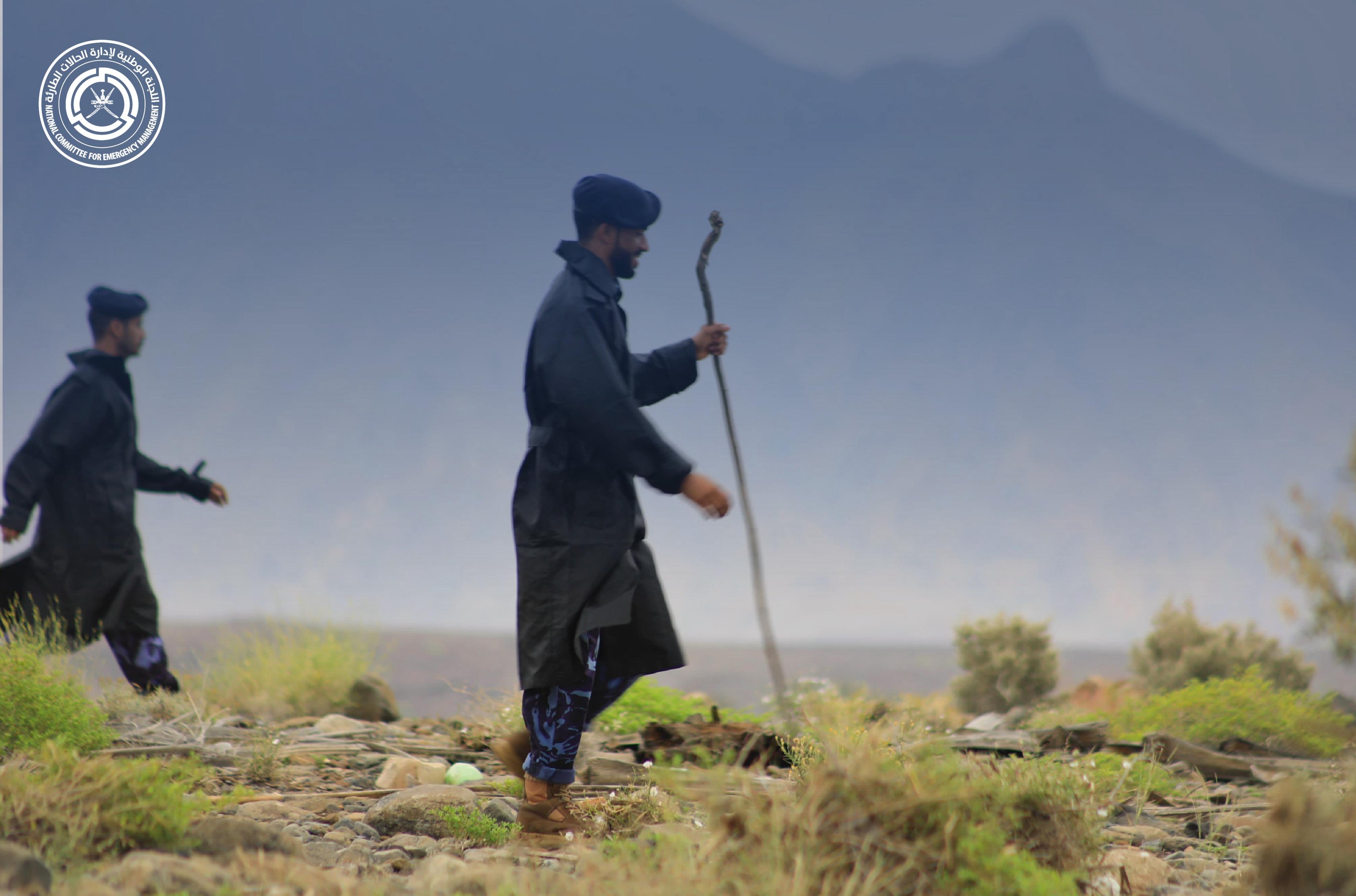 التقاطة تظهر جانب من جهود الجهات المعنية في البحث عن المفقودين 