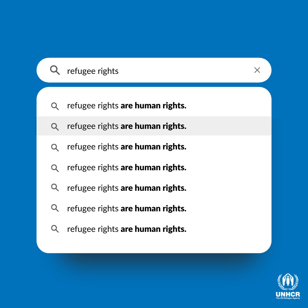 You don't have to search far. #WithRefugees