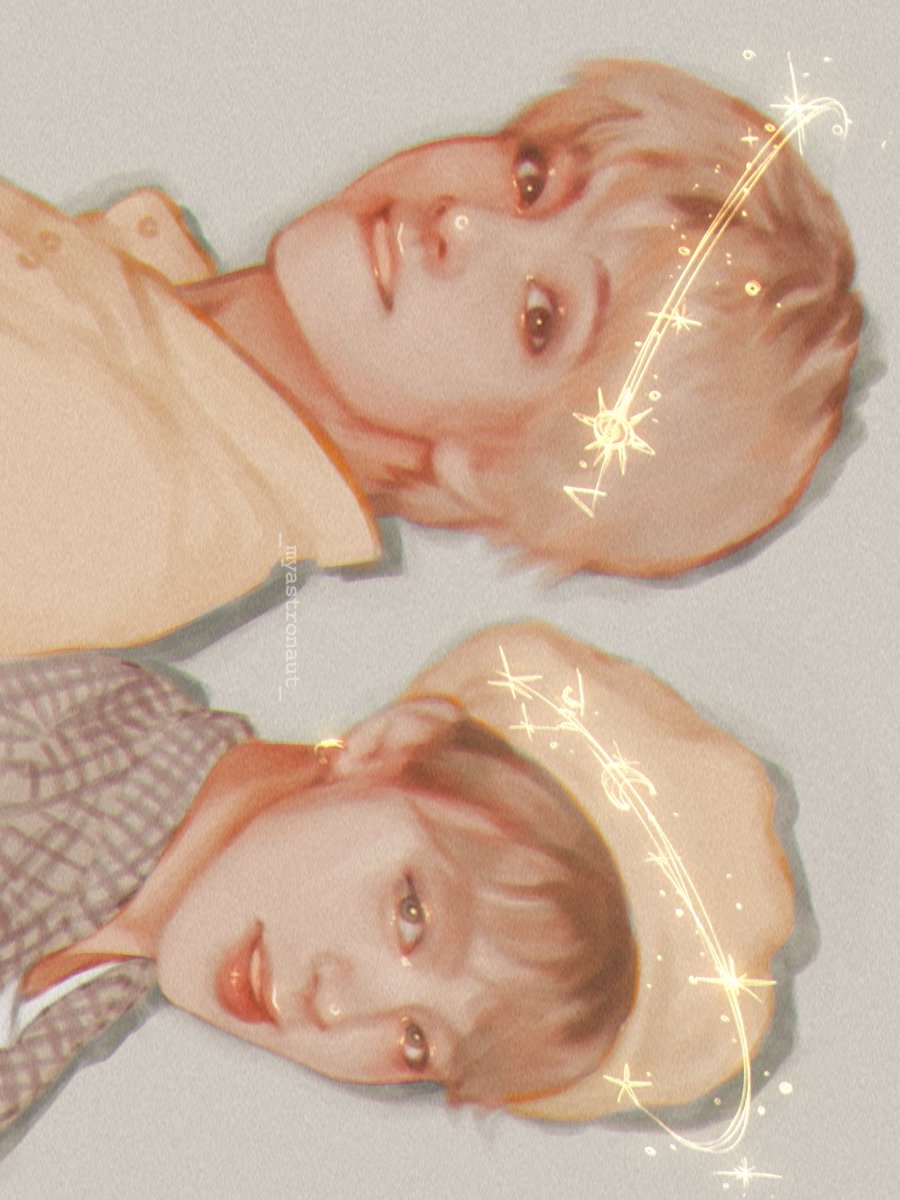 ✨☀️🧸🐥🌙🌟 #V #JIMIN #btsfanart