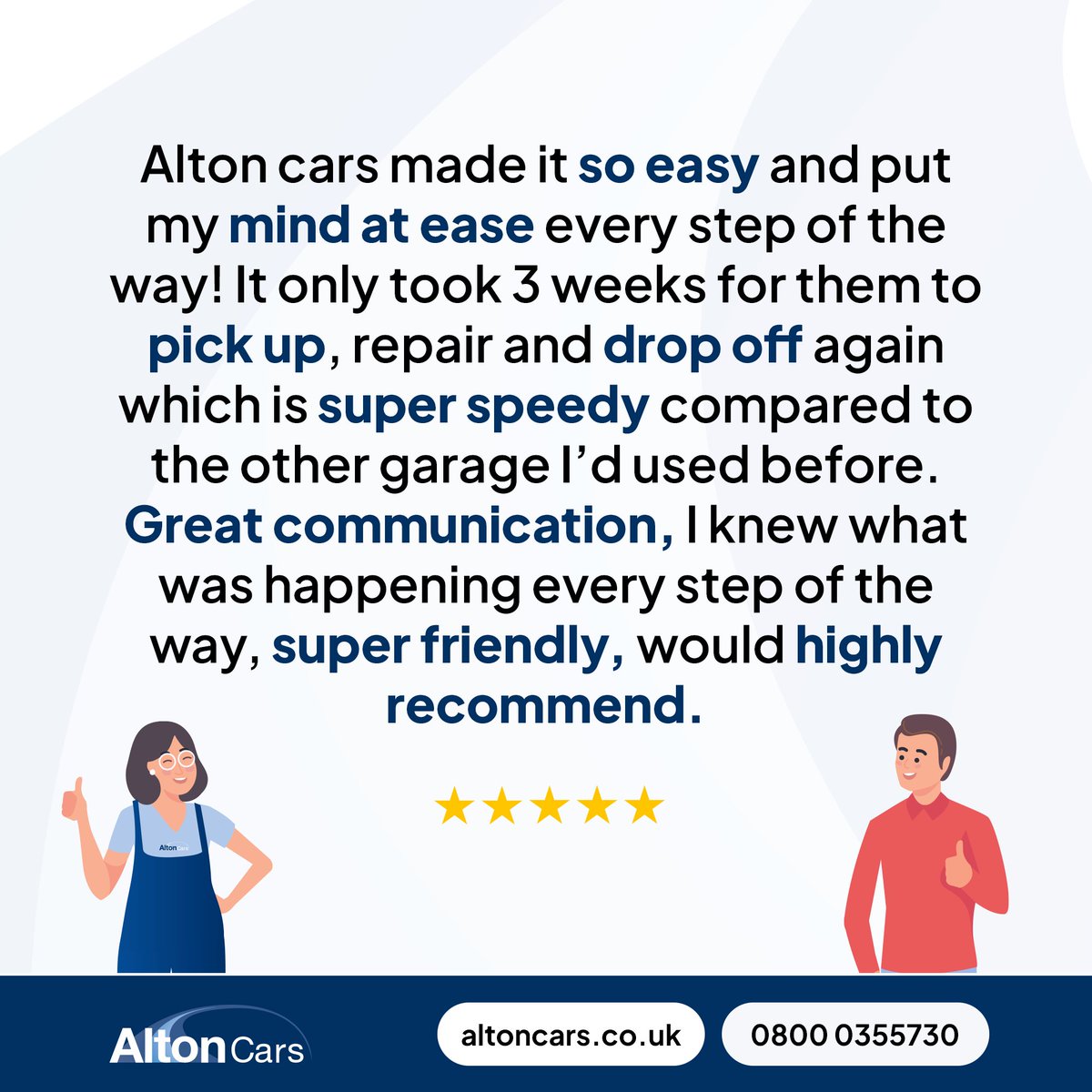 A big shoutout to our Mansfield reviewer for the glowing praise! 📢 Your recommendation means the world to us. Mansfield team, you’ve outdone yourselves! 🌟

Read the full review: g.co/kgs/vNQtvUx

#Recommended #Feedback #Review #AltonCars #Mansfield